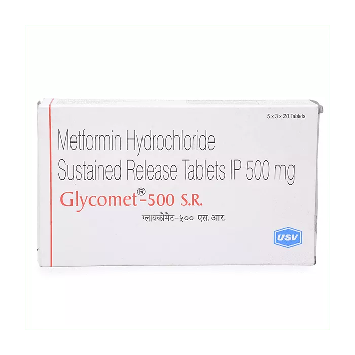 Glycomet SR 500 Mg with Metformin Hcl