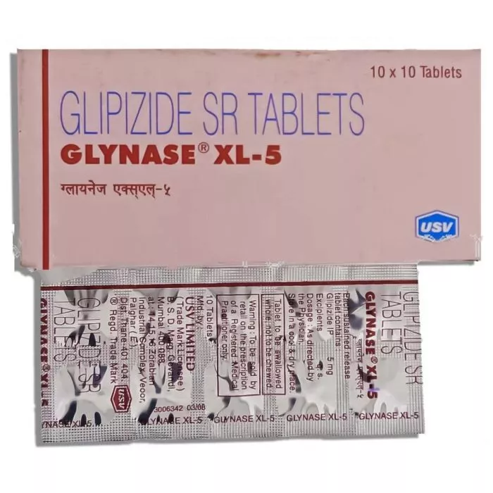 Glynase XL 5 Mg with Glipizide         