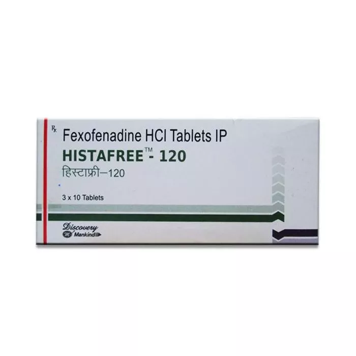 Histafree 120 Tablet with Fexofenadine