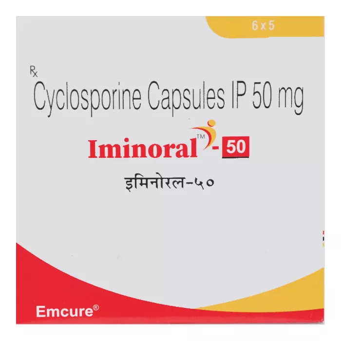 Iminoral 50 Capsule with Ciclosporin