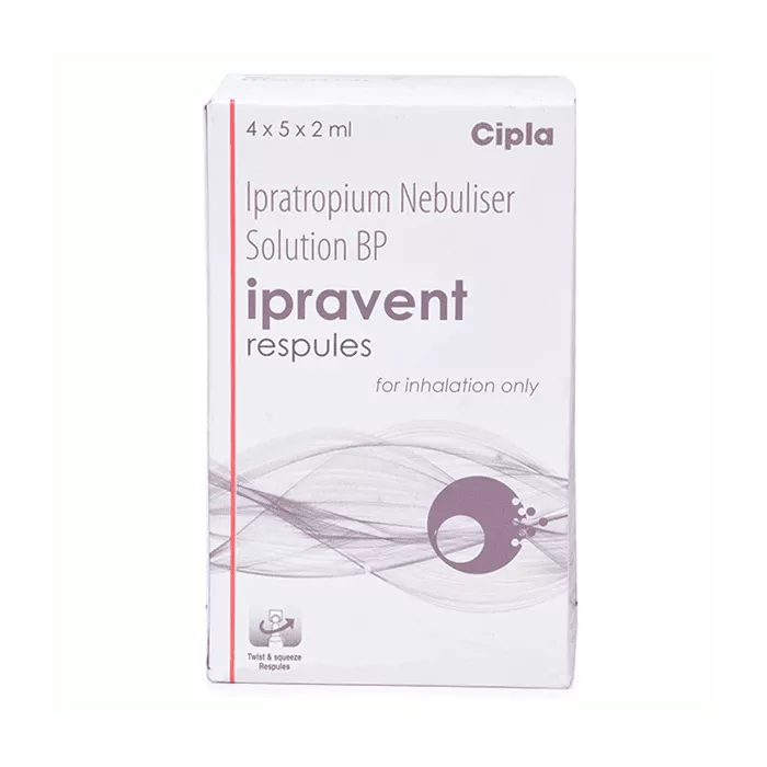 Ipravent Respules 2 ml with Ipratropium Bromide                  