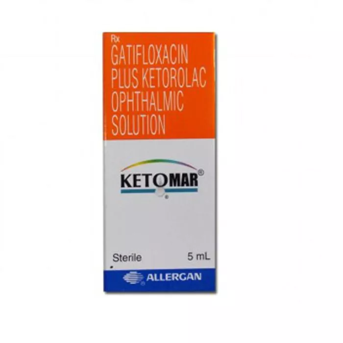 Ketomar 5 ml with Gatofloxacin + Ketorolac Tromethamine