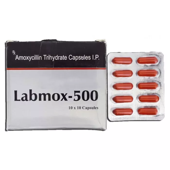 Labmox 500 Capsule with Amoxycillin