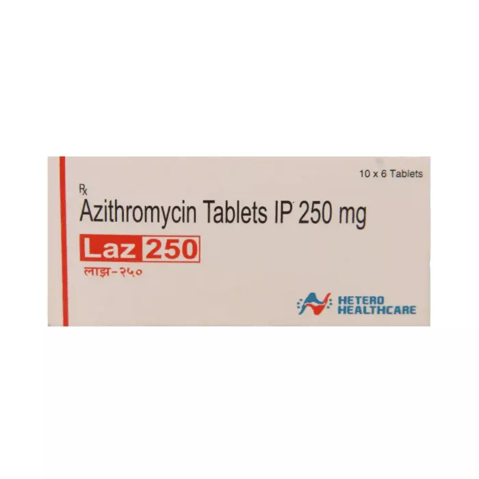 Laz 250 Mg Tablet with Azithromycin