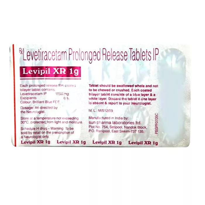 Levipil XR 1000 Mg Tablet with Levetiracetam