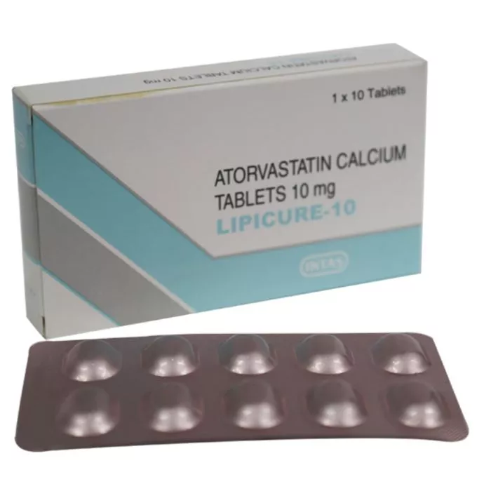 Lipicure 10 Tablet with Atorvastatin