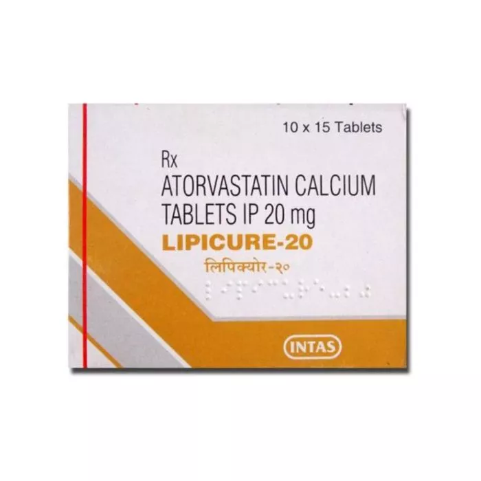 Lipicure 20 Tablet with Atorvastatin