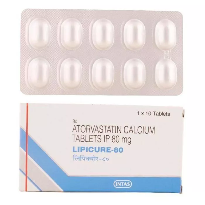 Lipicure 80 Tablet with Atorvastatin