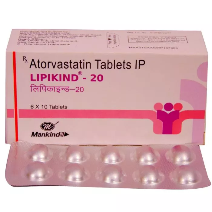 Lipikind 20 Tablet with Atorvastatin