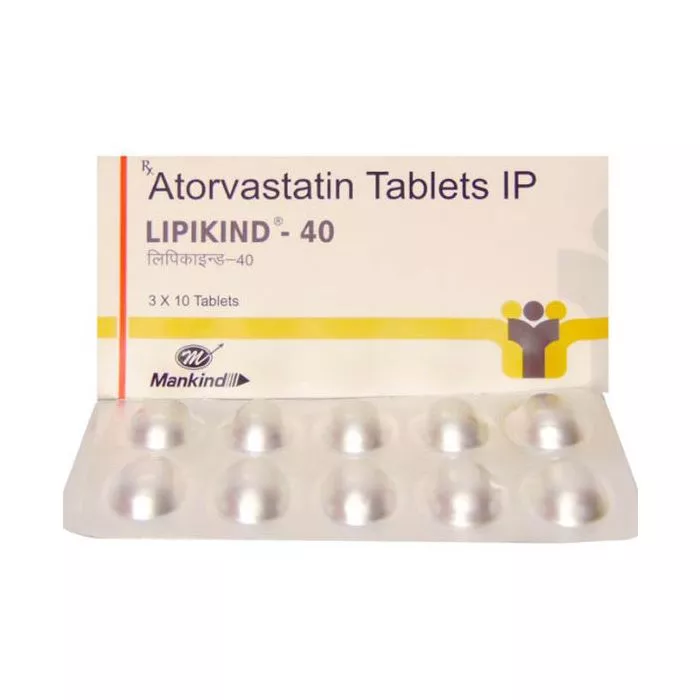 Lipikind 40 Tablet with Atorvastatin