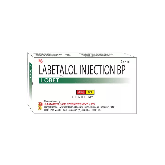 Lobet 20 Mg Injection with Labetalol