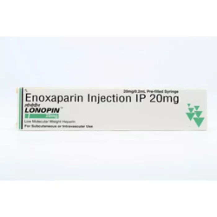 Lonopin 20 Mg Injection with Enoxaparin