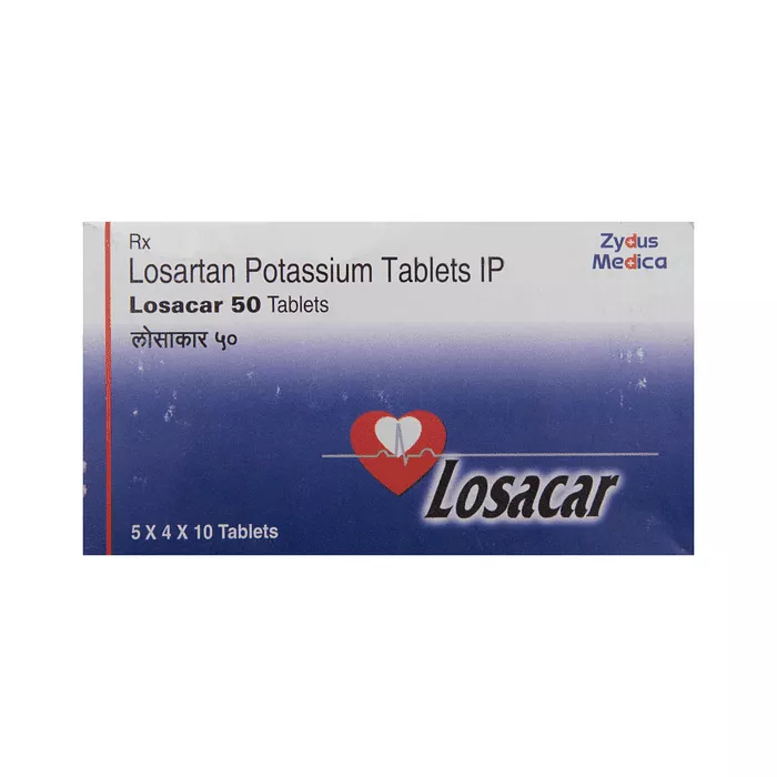 Losacar 50 Tablet with Losartan