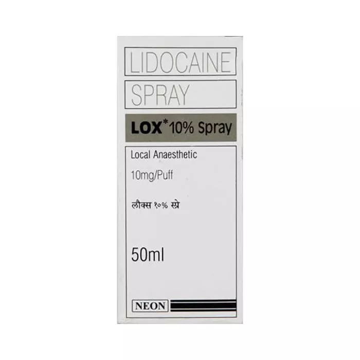 Lox 10% Spray with Lidocaine