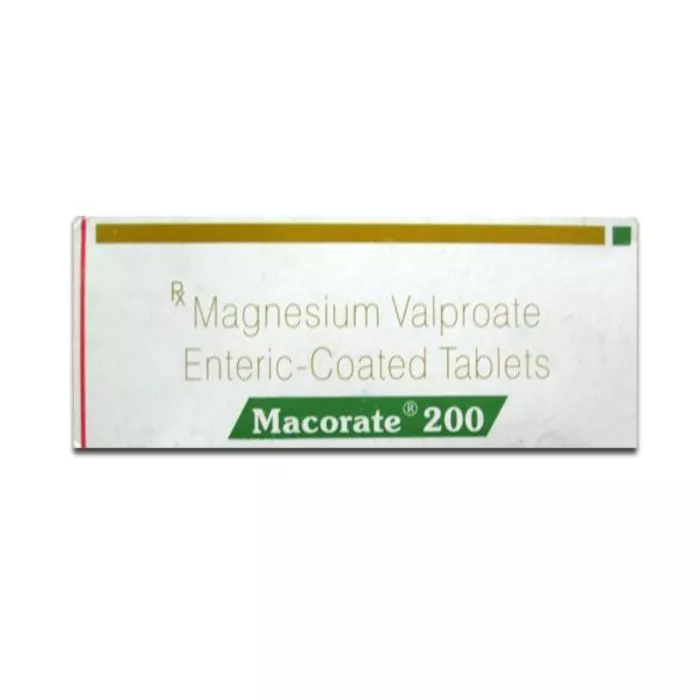 Macorate 200 Mg Tablet ER with Magnesium Valproate