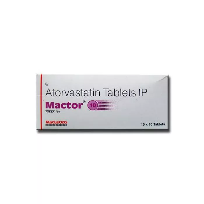 Mactor 10 Tablet with Atorvastatin