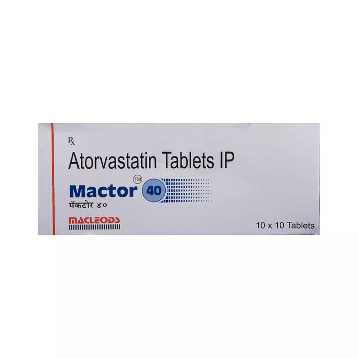 Mactor 40 Tablet with Atorvastatin