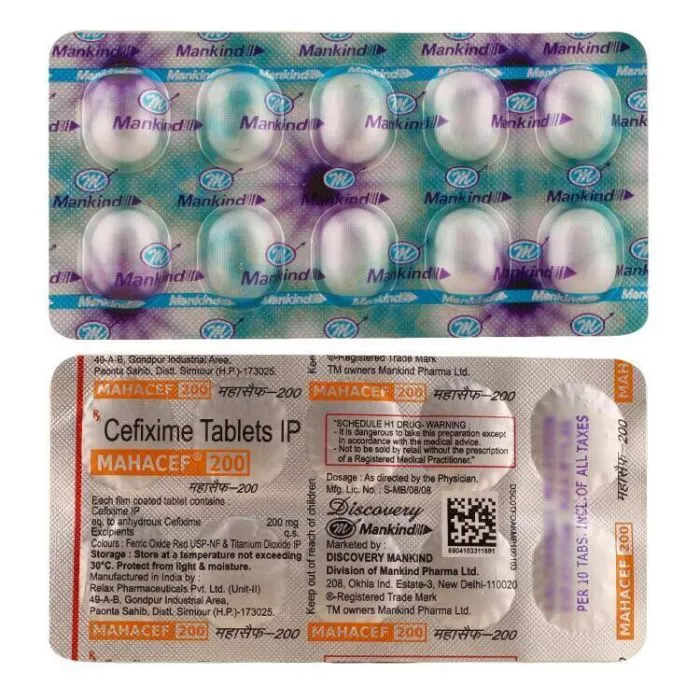 Mahacef 200 Tablet with Cefixime