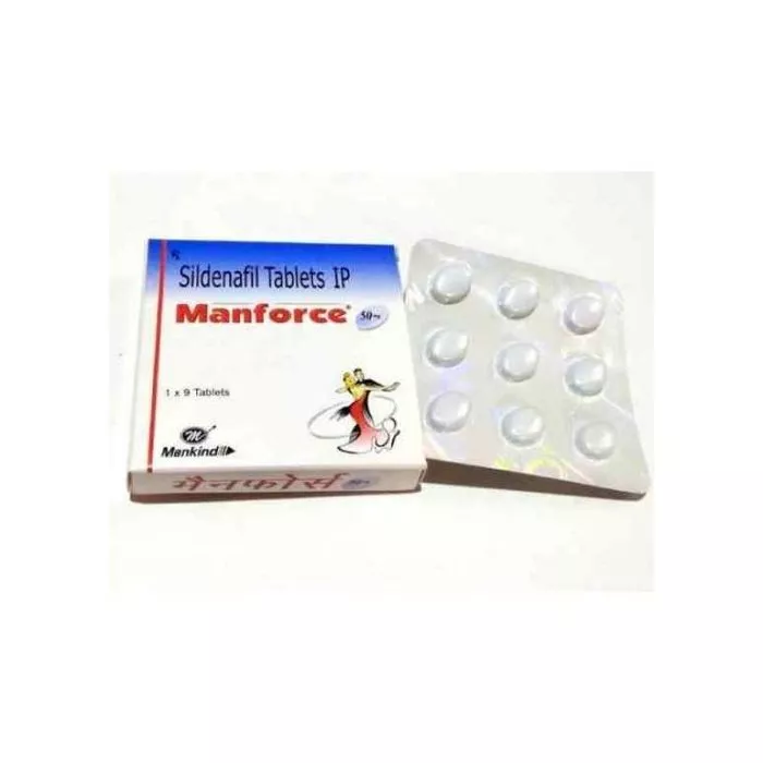 Manforce 50 Mg With Sildenafil Citrate