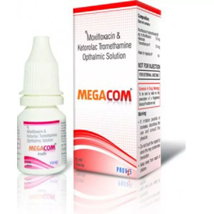 Megacom 5 ml with Ketorolac + Moxifloxacin