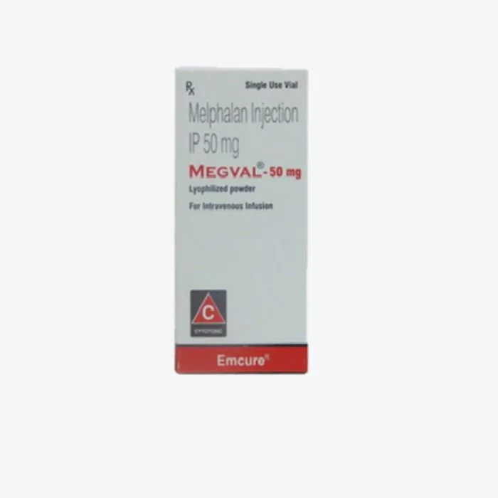 Megval IP 50 Mg Injection with Melphalan