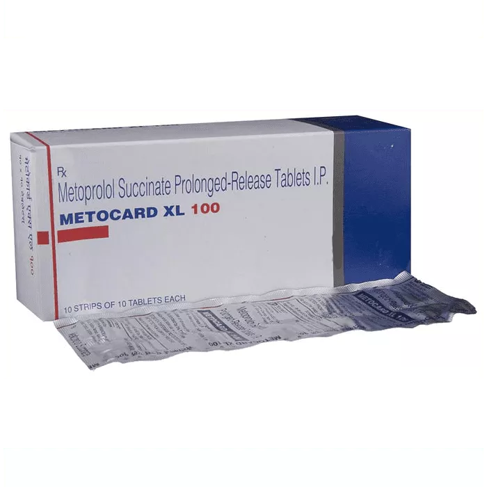 Metocard XL 100 Tablet with Metoprolol Succinate