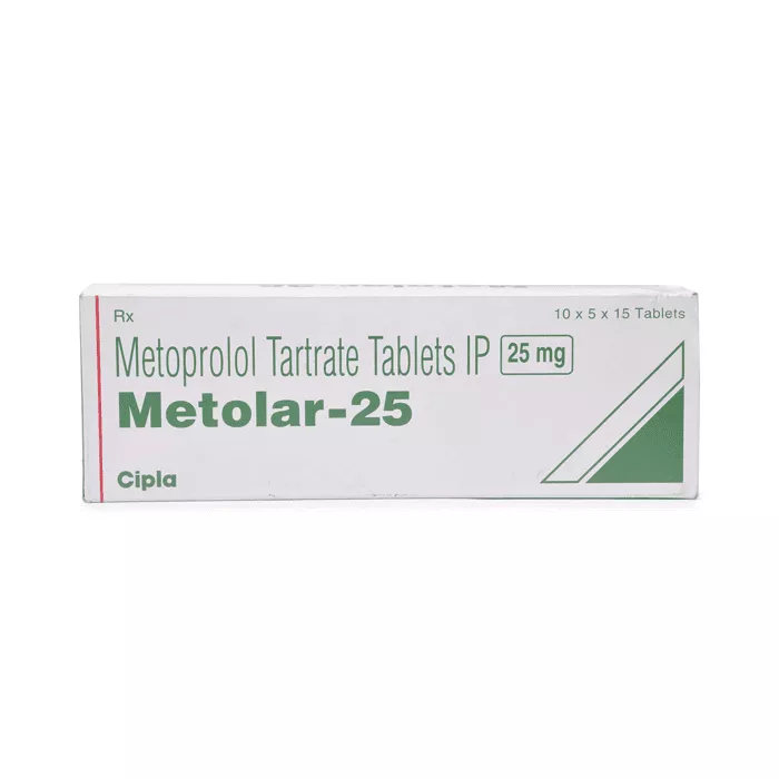 Metolar 25 Mg with Metoprolol Tartrate             