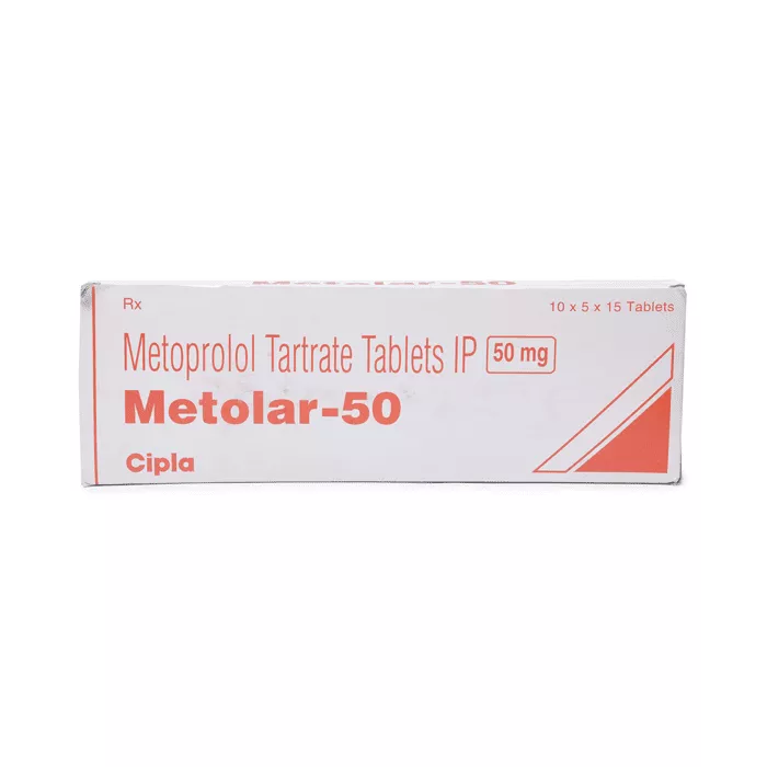 Metolar 50 Mg with Metoprolol Tartrate                  