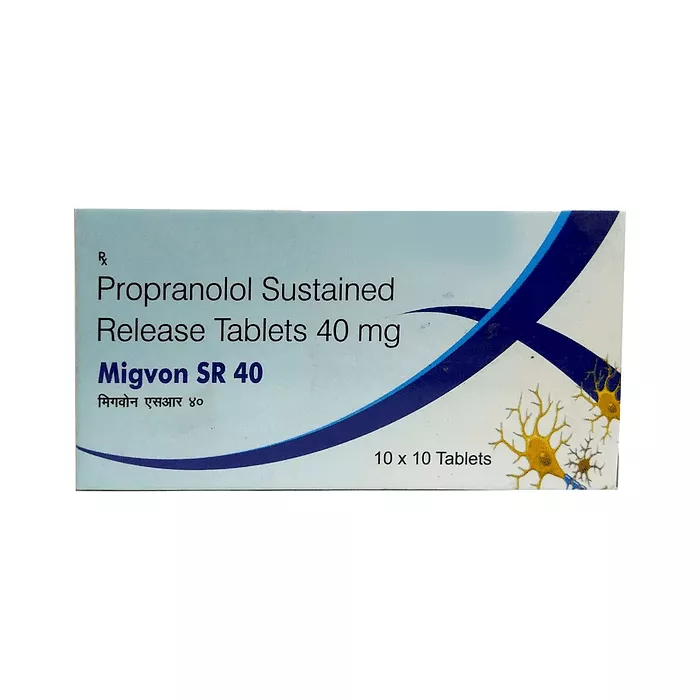 Migvon SR 40 Tablet with Propranolol