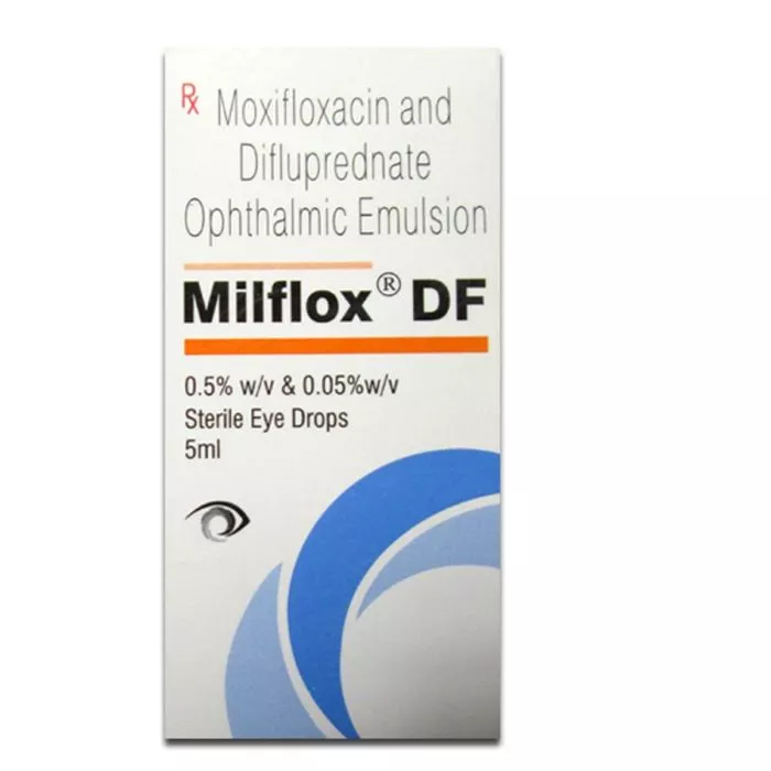 Milflox DF 5 ml with Difluprednate + Moxifloxacin