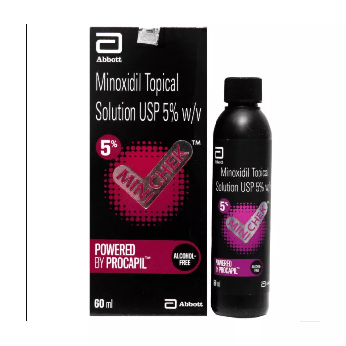 Minichek 5% Solution 60 ml with Minoxidil