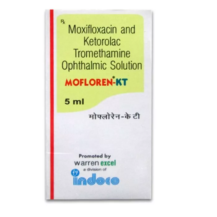 Mofloren KT 5 ml with Moxifloxacin + Ketorolac