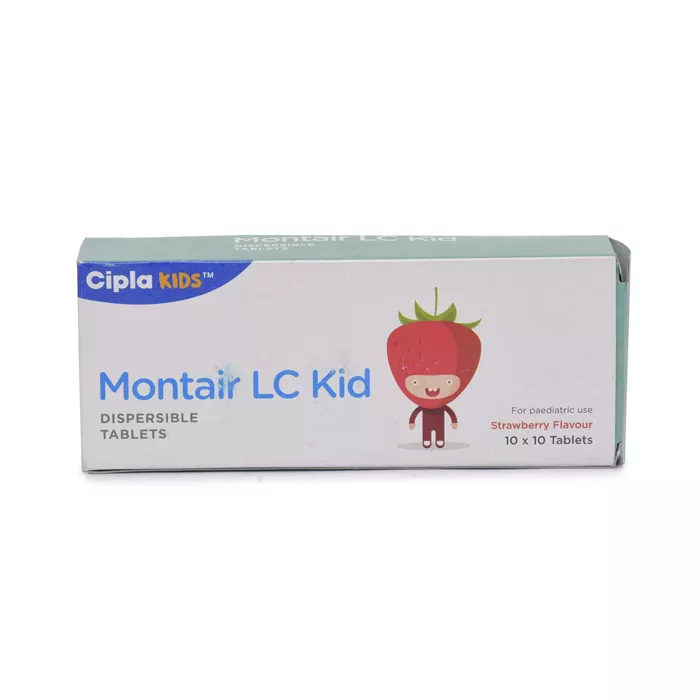 Montair LC Kid (4 +2.5 Mg) with Montelukast Sodium and Levocetrizine HCL               