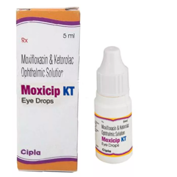 Moxicip KT 5 ml with Moxifloxacin + Ketorolac