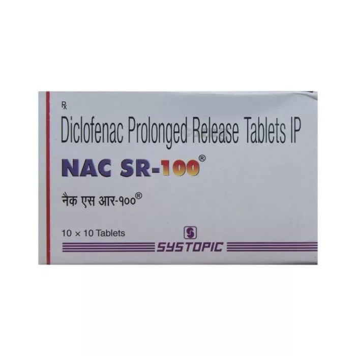 NAC SR 100 Tablet with Diclofenac