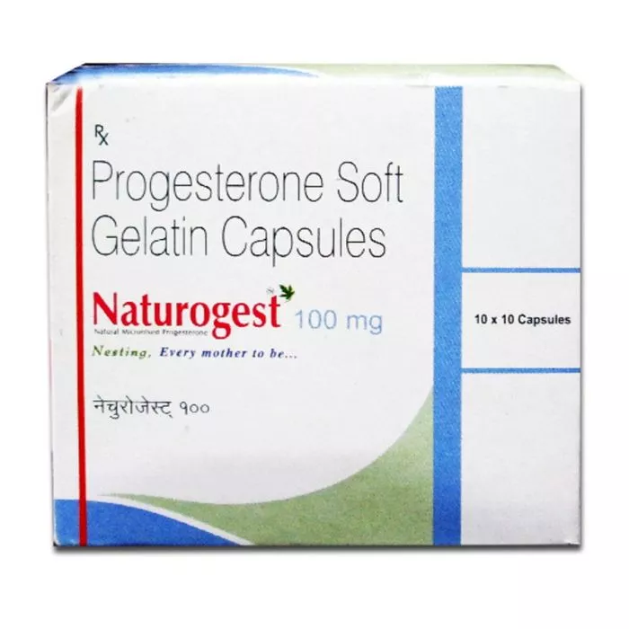 Naturogest 100 Mg with Natural Micronized progestrone                  