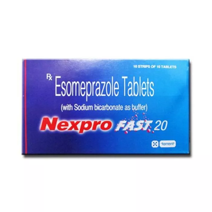 Nexpro Fast 20 Mg Tablet with Esomeprazole                       
