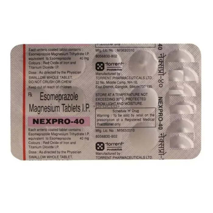 Nexpro IT 40 Mg/150 Mg Tablet with Esomeprazole and Itopride                   