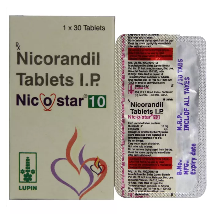 Nicostar 10 Tablet with Nicorandil