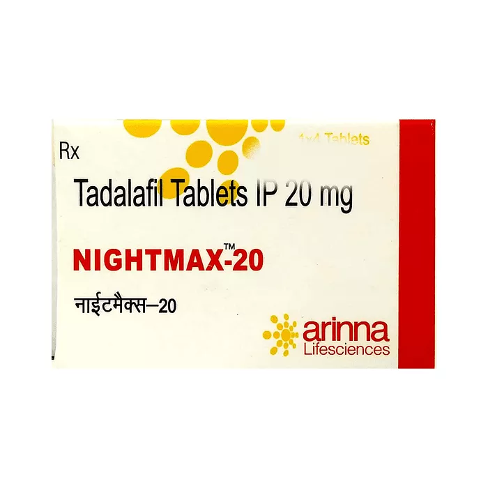 Nightmax 20 Tablet with Tadalafil