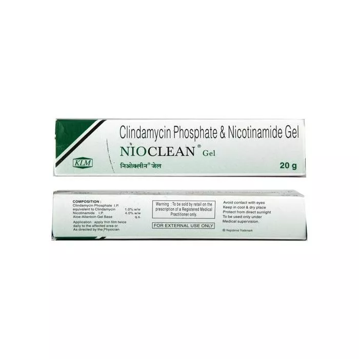 Nioclean Gel with Clindamycin + Nicotinamide