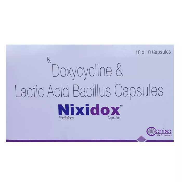 Nixidox Capsule with Doxycycline + Lactobacillus