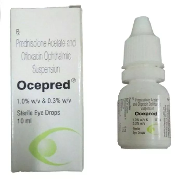 Ocepred 10 ml with Ofloxacin + Prednisole