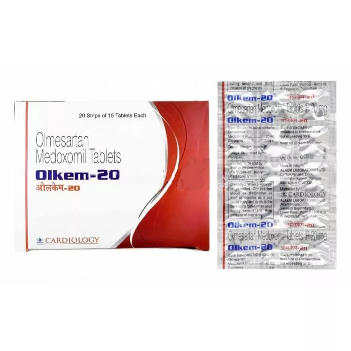Olkem 20 Tablet with Olmesartan Medoximil