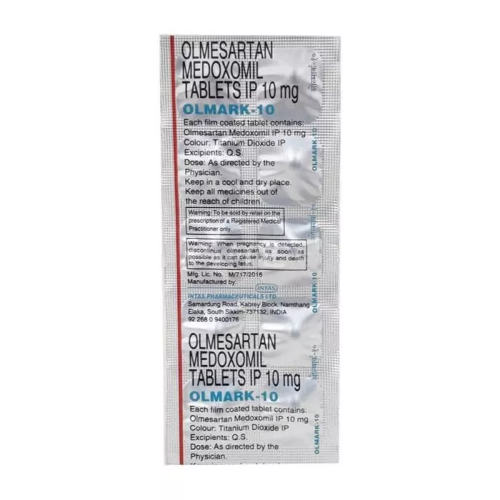 Olmark 10 Tablet with Olmesartan Medoximil
