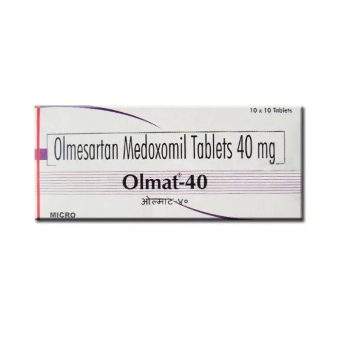 Olmat 40 Mg Tablet with Olmesartan Medoximil