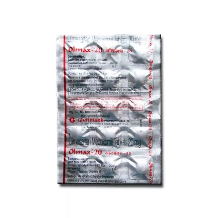 Olmax 20 Tablet with Olmesartan Medoximil