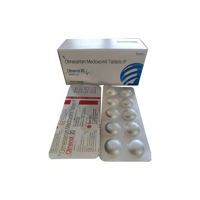 Olmenol 20 Mg Tablet with Olmesartan Medoxomil