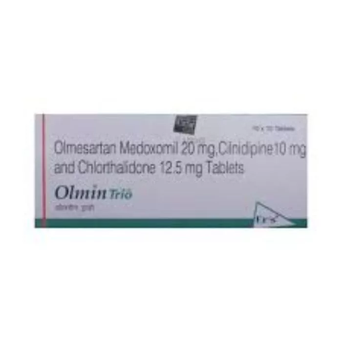 Olmin Trio Tablet with Olmesartan Medoximil, Cilnidipine and Chlorthalidone