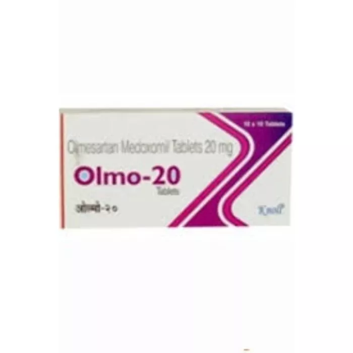 Olmo 20 Mg Tablet with Olmesartan Medoximil